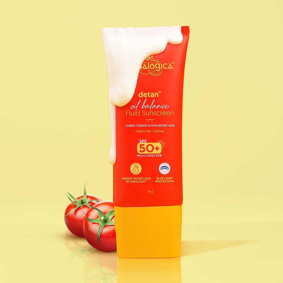 Detan+ Oil Balance Fluid Sunscreen for Oily Skin - 50g hello