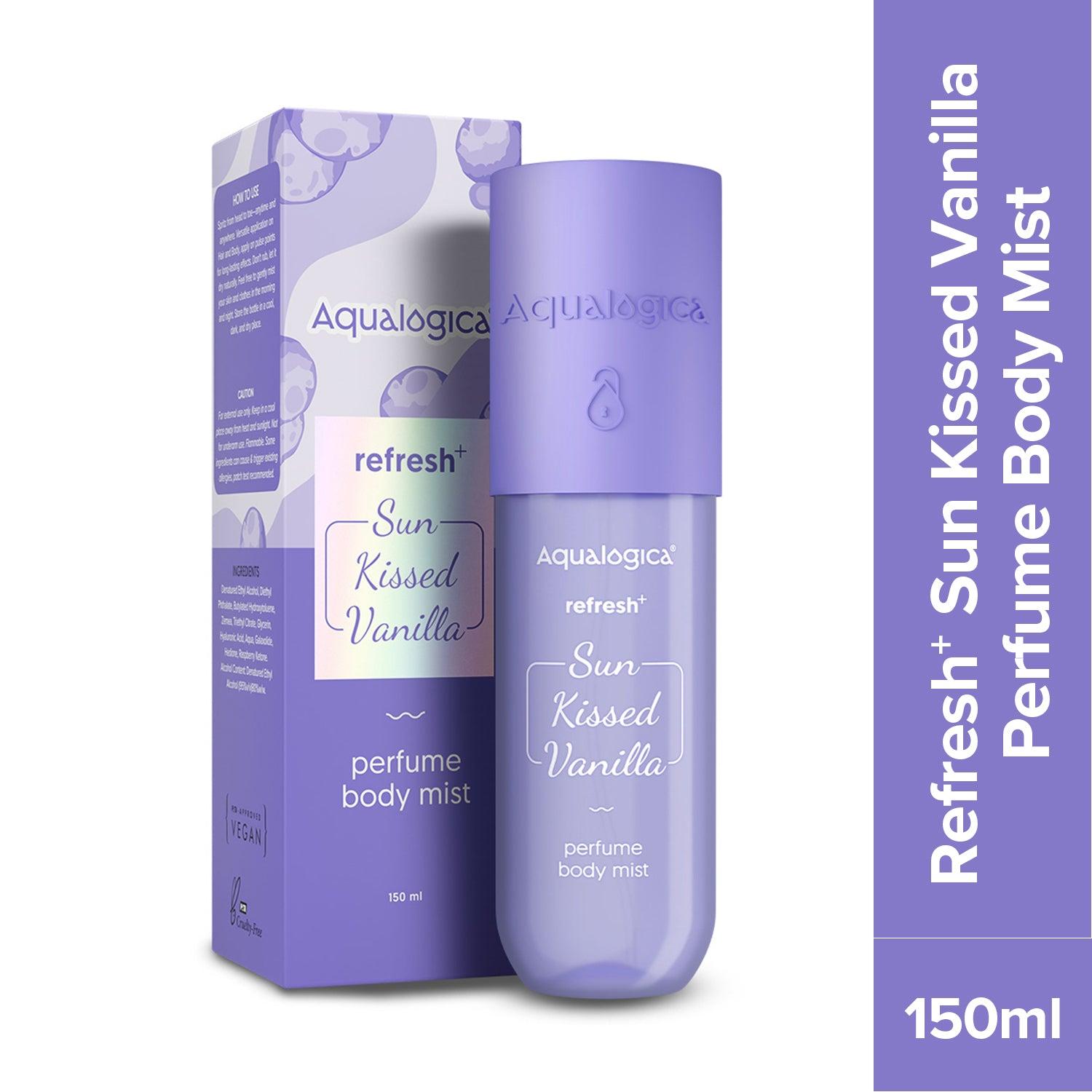 Aqualogica sun kissed vanilla body mist 150ml