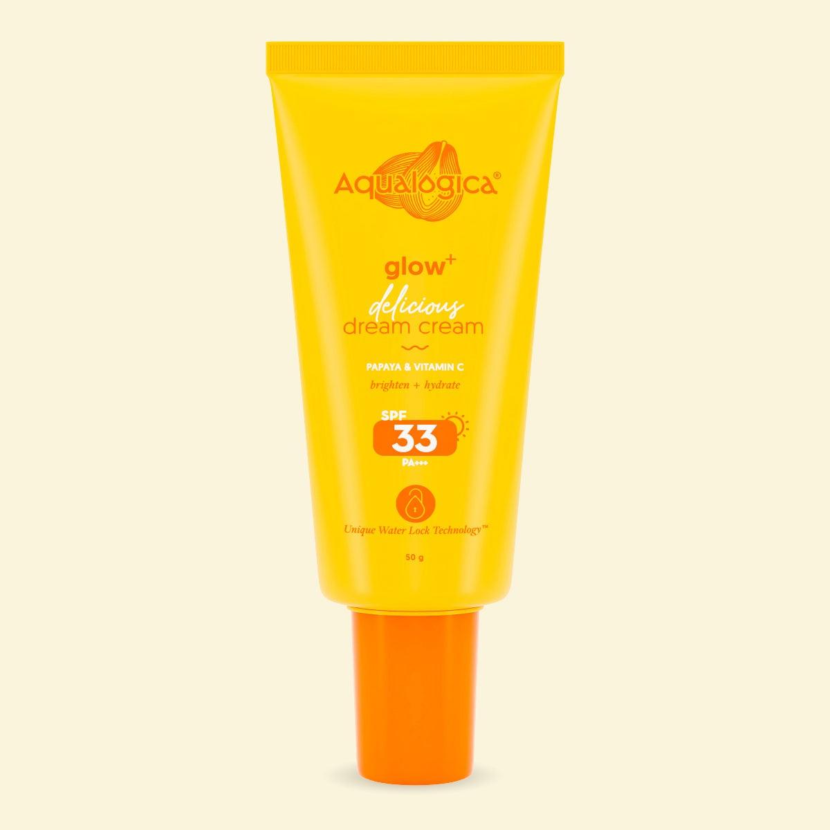 Glow+ 3-in-1 Delicious Dream Cream with SPF 33+ & PA+++ for Glowing Skin - 50g