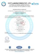 In-Vivo Testing Certificate