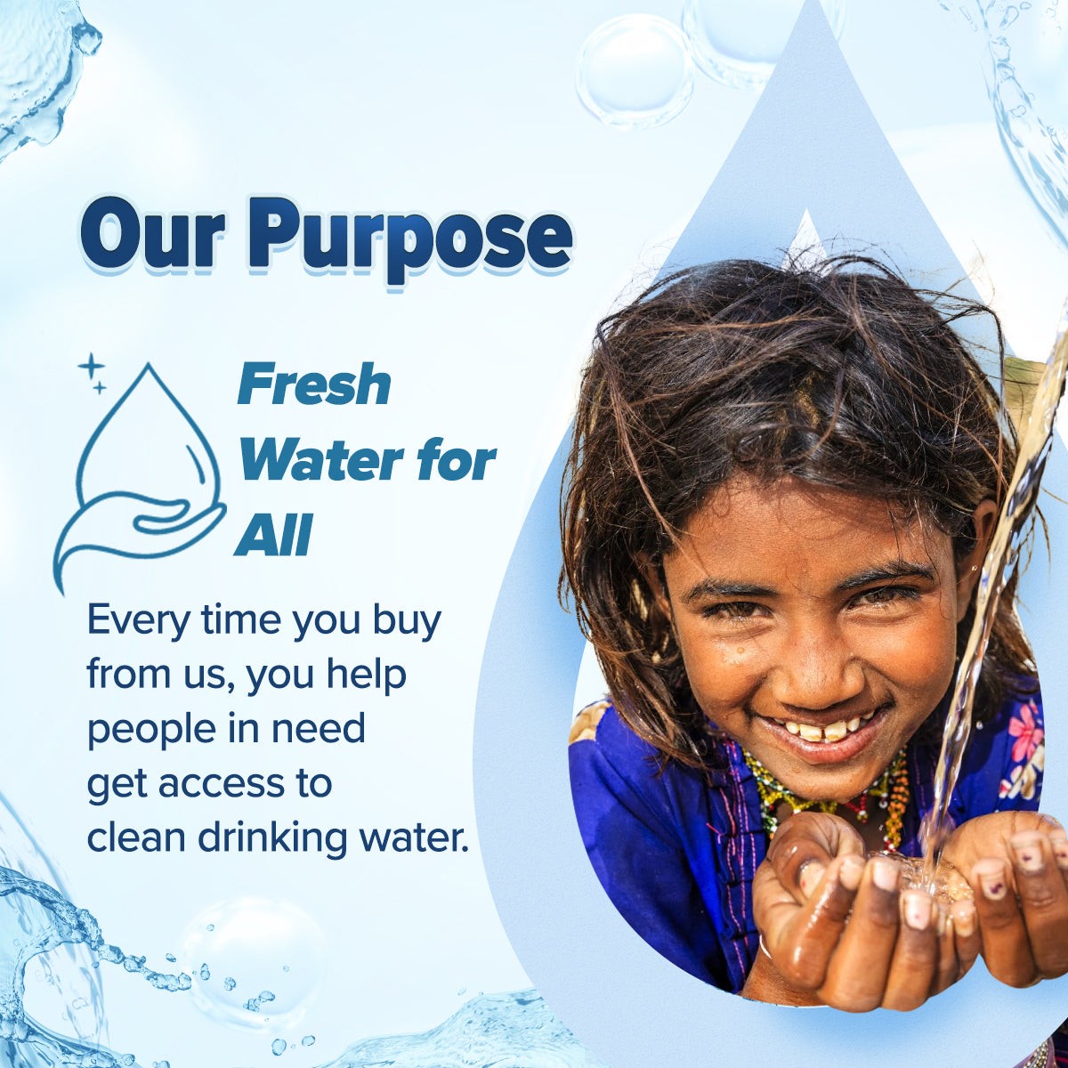 Fresh Water For All panel with Aqualogica brand purpose