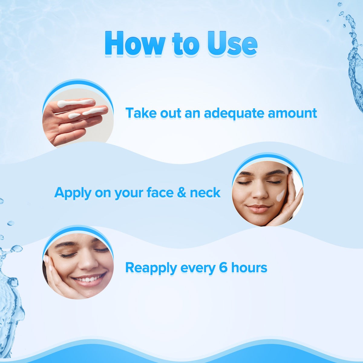 Barrier repair sunscreen how to use apply reapply