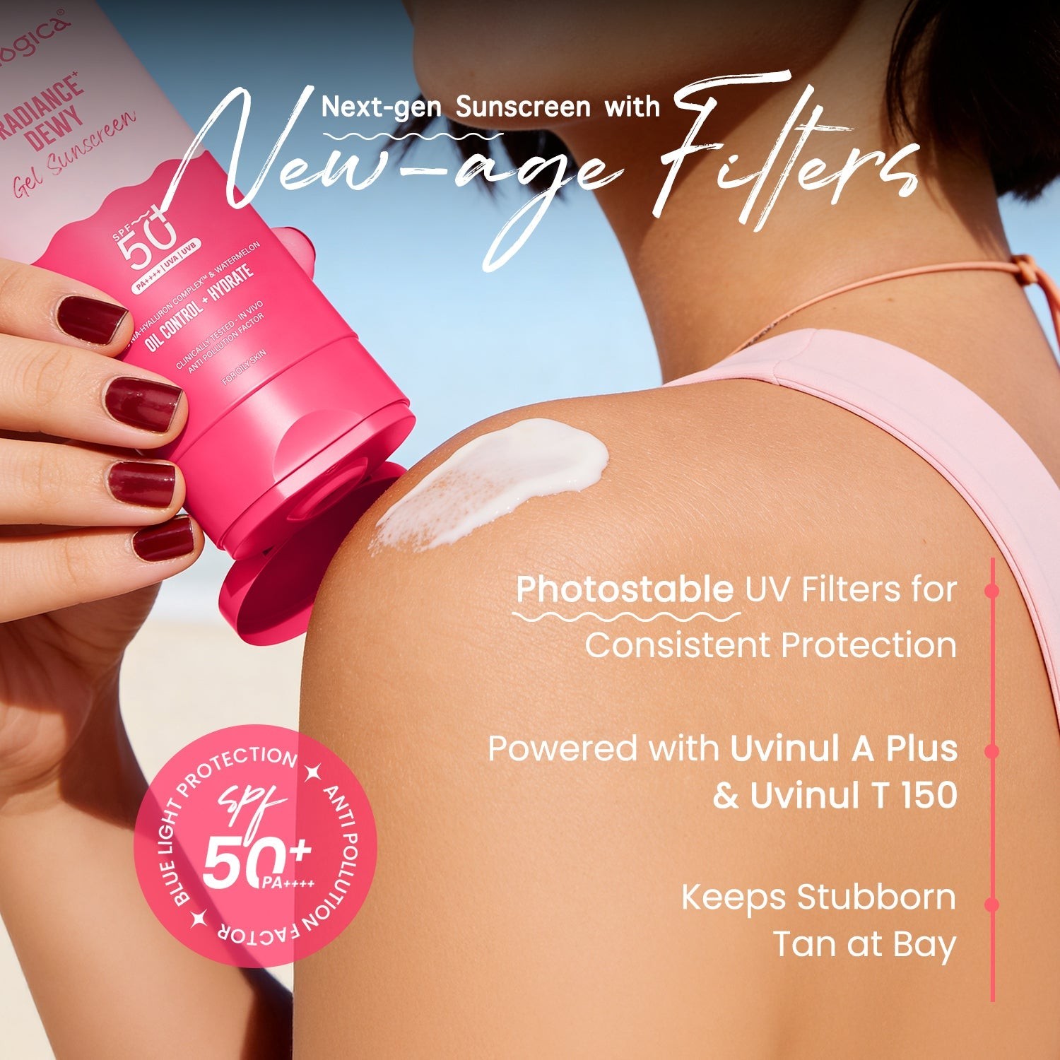 New age filters photostable UV protection consistent