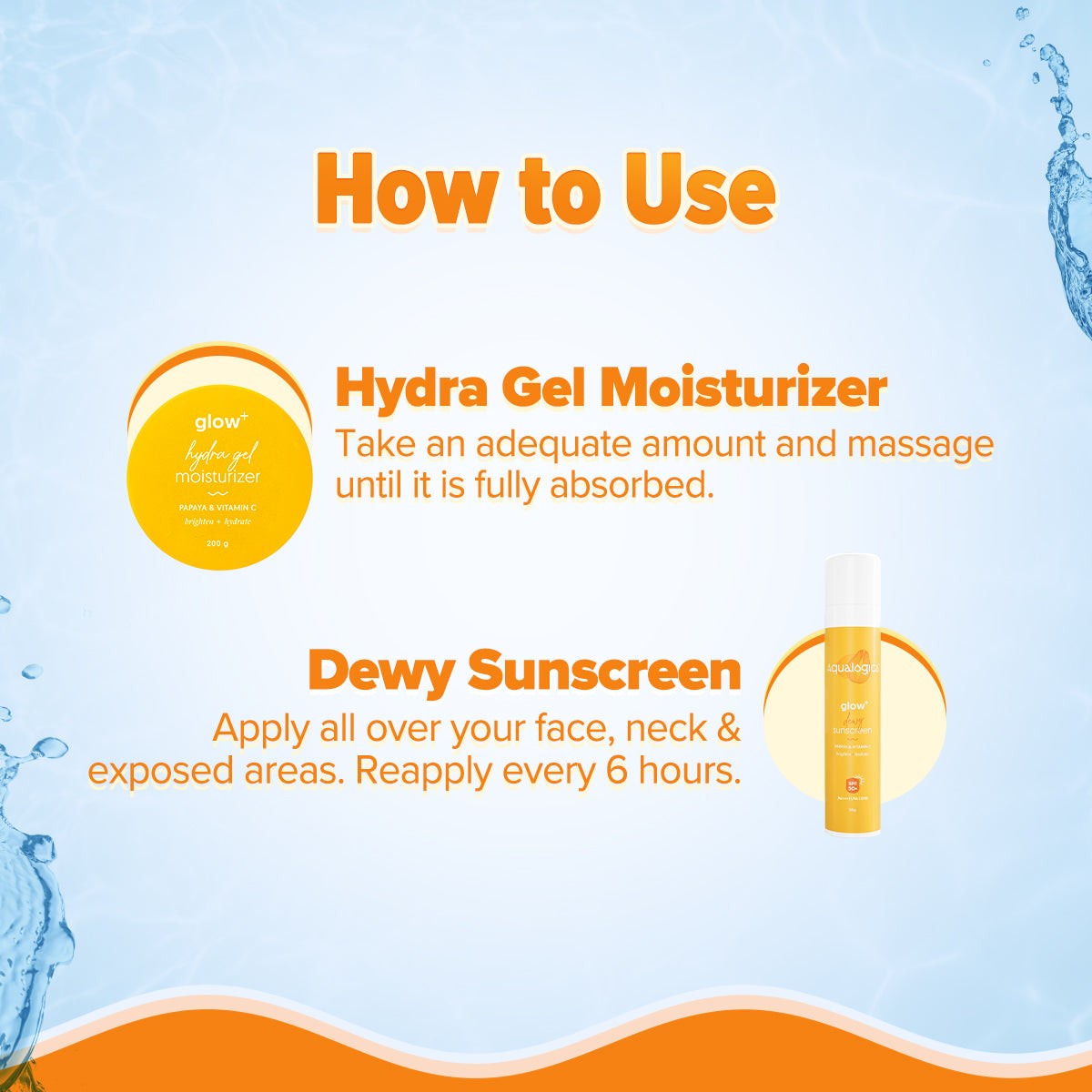 Glow+ Sun Shield & Hydration Combo