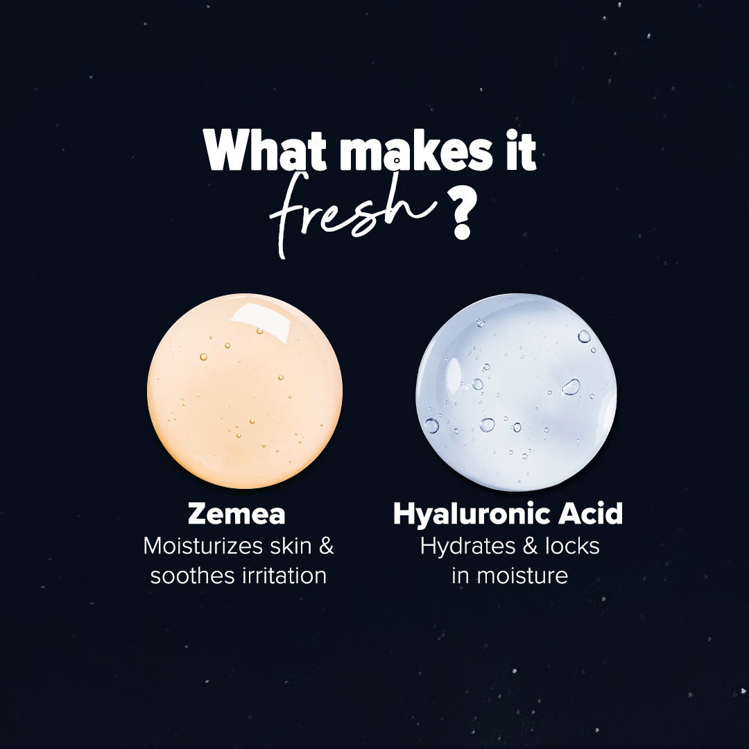 Hydrating perfume mist formula with Zemea and hyaluronic acid