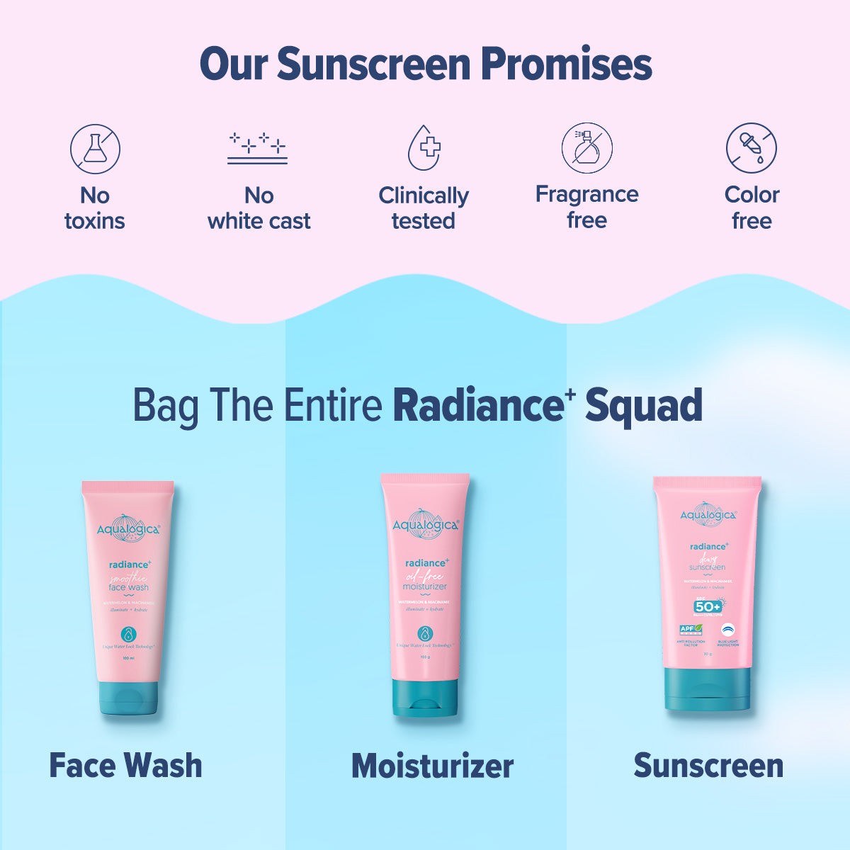 Radiance+ Dewy Sunscreen In-Vivo Tested with Watermelon & Niacinamide with SPF 50 & PA++++ - 30g