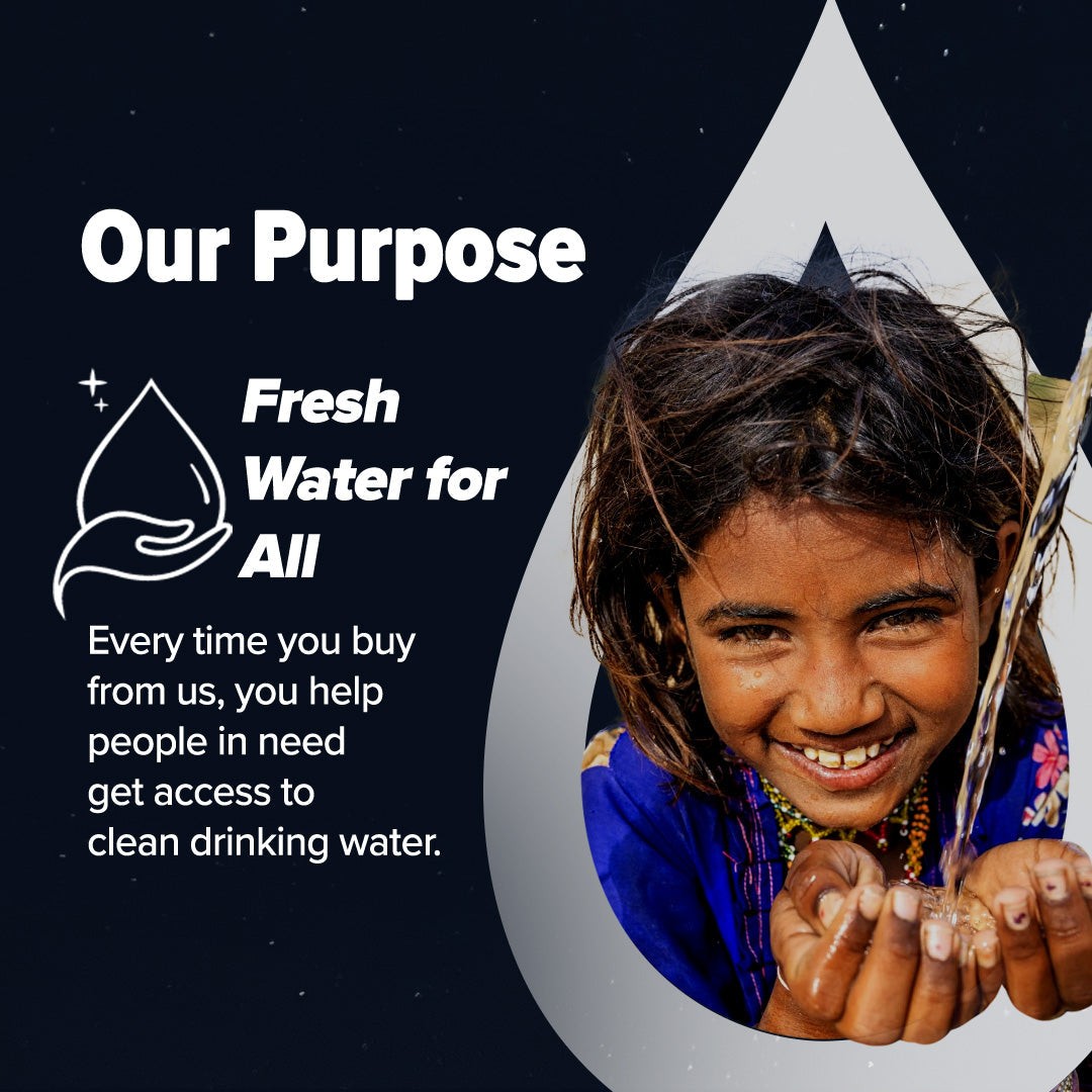 Fresh Water For All promise by Aqualogica