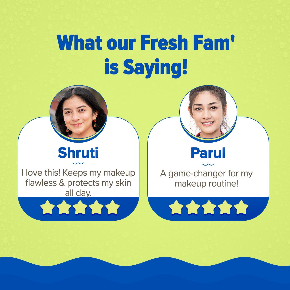 Fresh fam shruti and parul sunscreen mist reviews