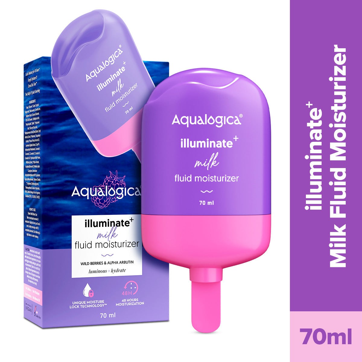 Aqualogica milk fluid moisturizer pack 
