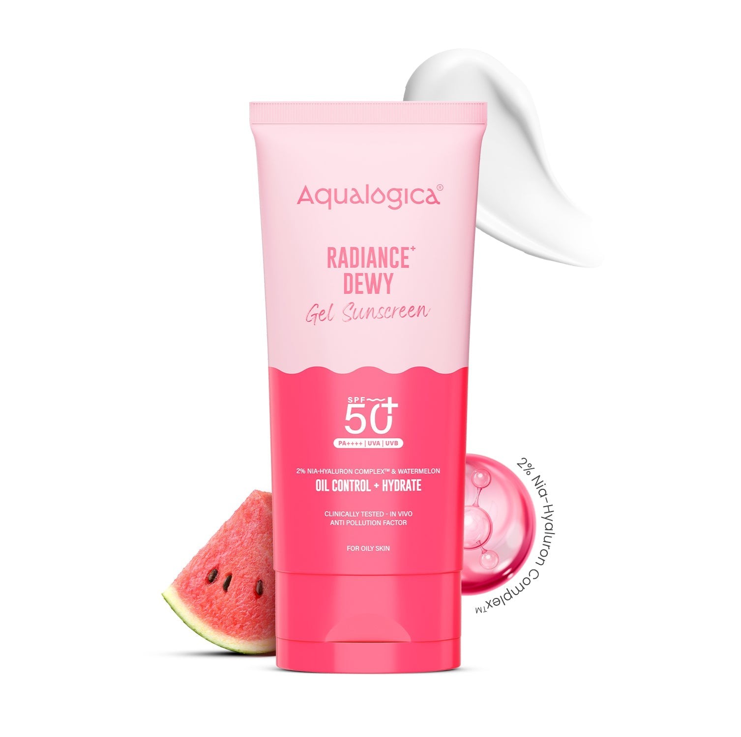 Radiance dewy sunscreen 80g front packaging