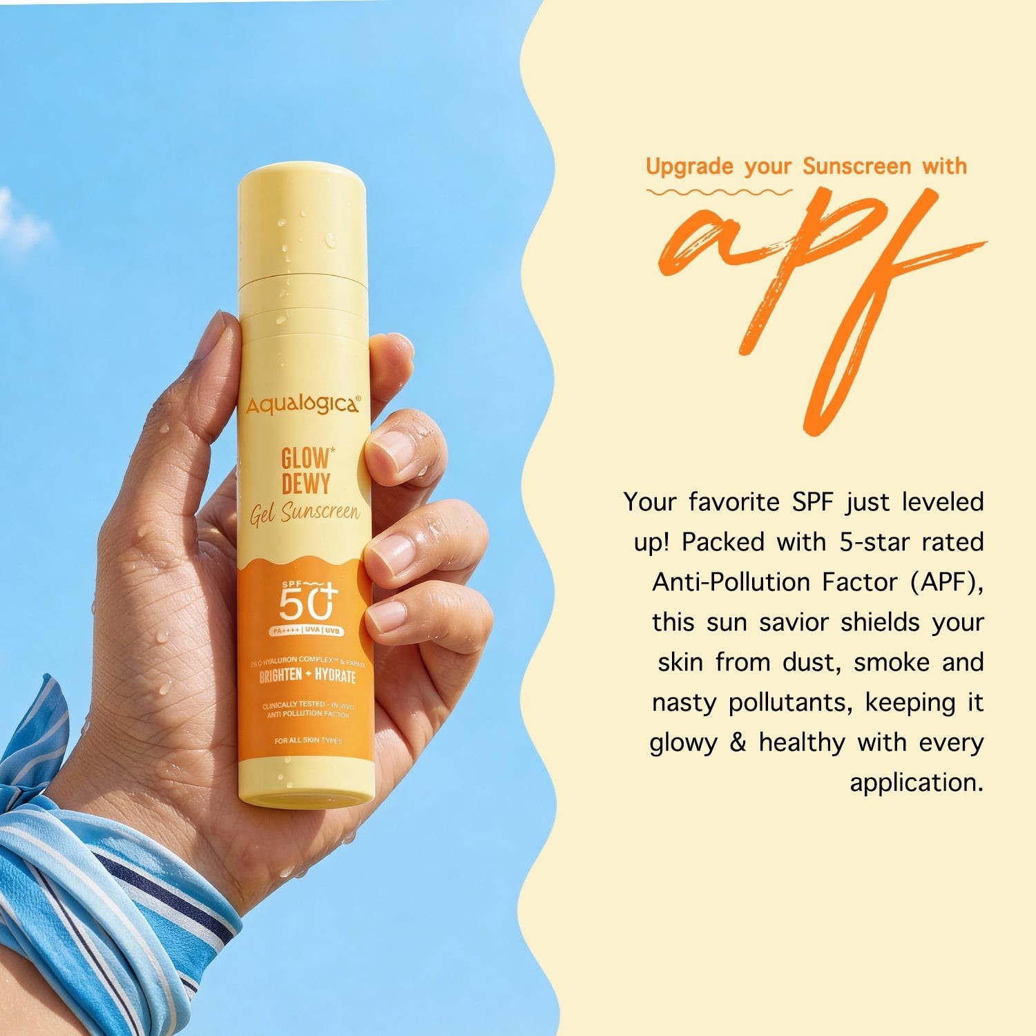 Glow dewy sunscreen SPF got smarter formula