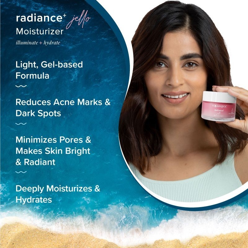 Aqualogica radiance moisturizer for glowing skin
