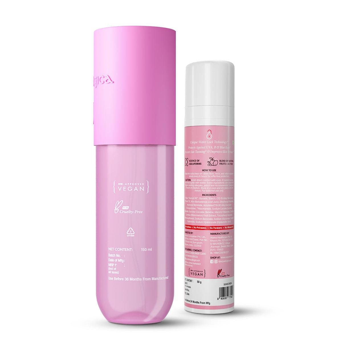 Floral Body Mist & Radiance Sunscreen Duo