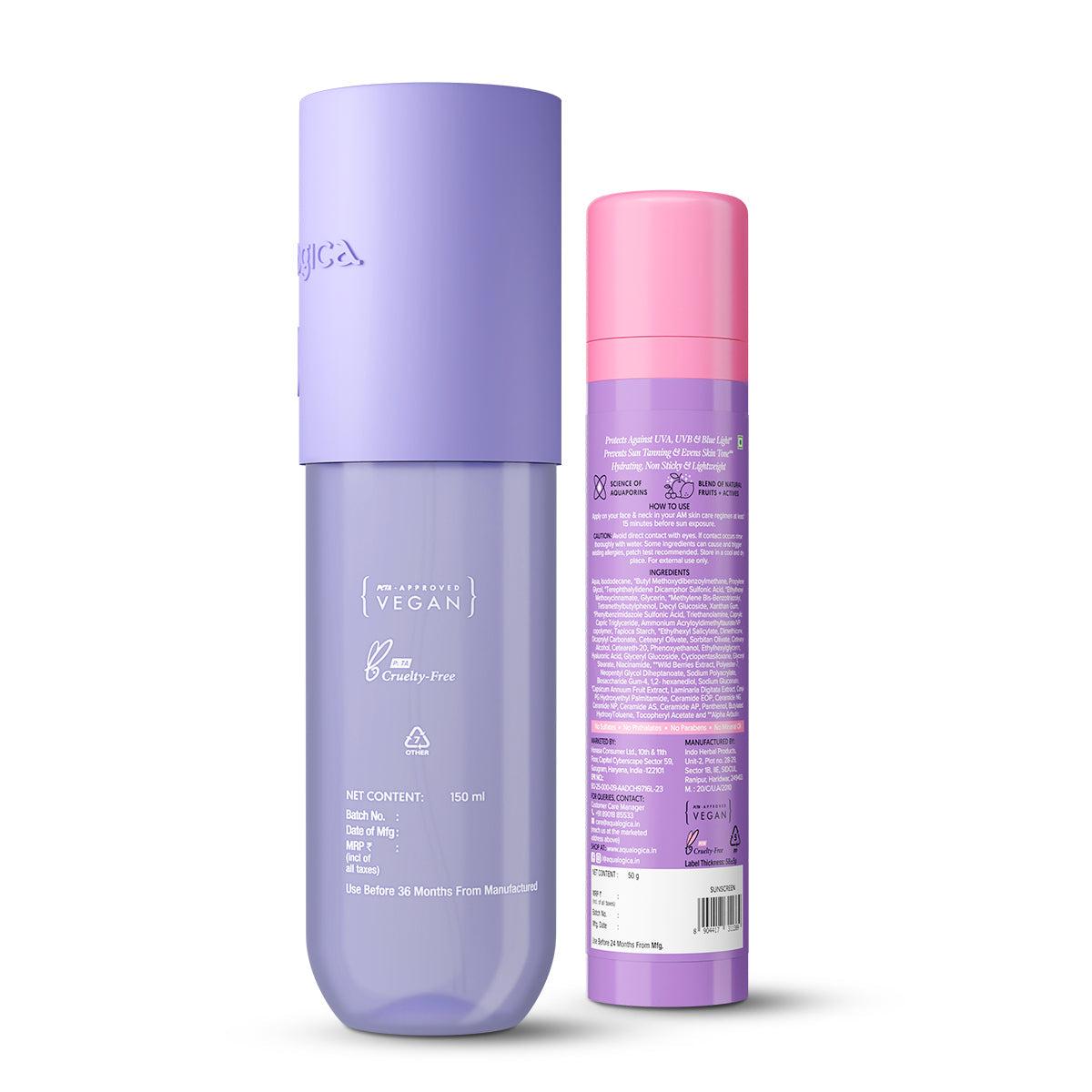 Vanilla Body Mist & Illuminate Sunscreen Duo