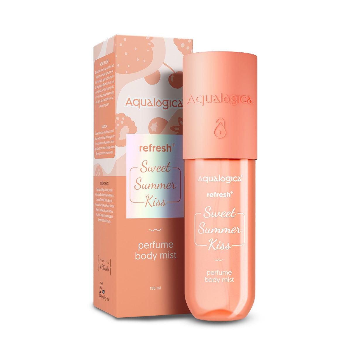 Aqualogica Sweet Summer Kiss body mist with juicy berries and citrus
